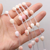 Natural Shell Buds DIY Jewelry Necklace Bracelet Size 8x10mm 15 Pcs