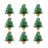 20pcs Christmas Lampwork Beads Gingerbread Man Glass Loose Beads