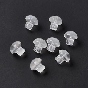200pc Mushroom Shape Glass Bead for Jewelry Making