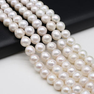 Natural Freshwater Pearls Near Round Real Pearls for DIY Charms