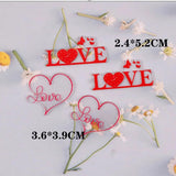 50pcs Pattern Print Geometry Acrylic Beads DIY Jewelry Earring Accessory