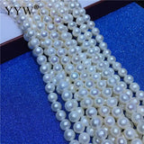 Round Freshwater Pearl Beads 8-9mm DIY Jewelry Making Bulk Beads