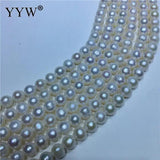 Round Freshwater Pearl Beads 8-9mm DIY Jewelry Making Bulk Beads