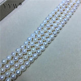 Round Freshwater Pearl Beads 8-9mm DIY Jewelry Making Bulk Beads