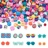 320Pcs Colorful Polymer Clay Beads DIY Jewelry Making