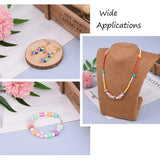 320Pcs Colorful Polymer Clay Beads DIY Jewelry Making