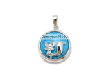Natural Gemstone Fox Pendant Charms 10Pcs/Pack