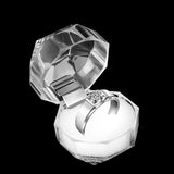 20PCS Acrylic Crystal Ring Earring Storage Display Boxes Clear Wedding Package
