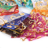 50pcs Colorful Organza Bags Jewelry Candy Wedding Party Bags