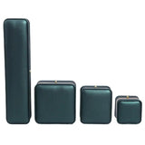 Portable Wedding Ring Holder Faux Leather Jewelry Organizer