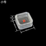 Acrylic Gem Holder Stand Transparent Elastic Membrane Beads Display Box