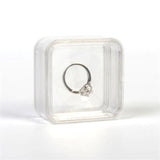 Acrylic Gem Holder Stand Transparent Elastic Membrane Beads Display Box