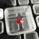 Acrylic Gem Holder Stand Transparent Elastic Membrane Beads Display Box
