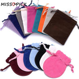 10Pcs 7x9cm Velvet Drawstring Bag Jewelry Pouch Wedding Christmas Favor Gift Bag