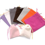 10Pcs 7x9cm Velvet Drawstring Bag Jewelry Pouch Wedding Christmas Favor Gift Bag