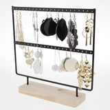 Earring Organizer Jewelry Display Rack Stand - Dangle & Hook Earrings