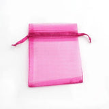 50pcs Mix Colors Organza Bags Gift Storage Wedding Drawstring Pouches