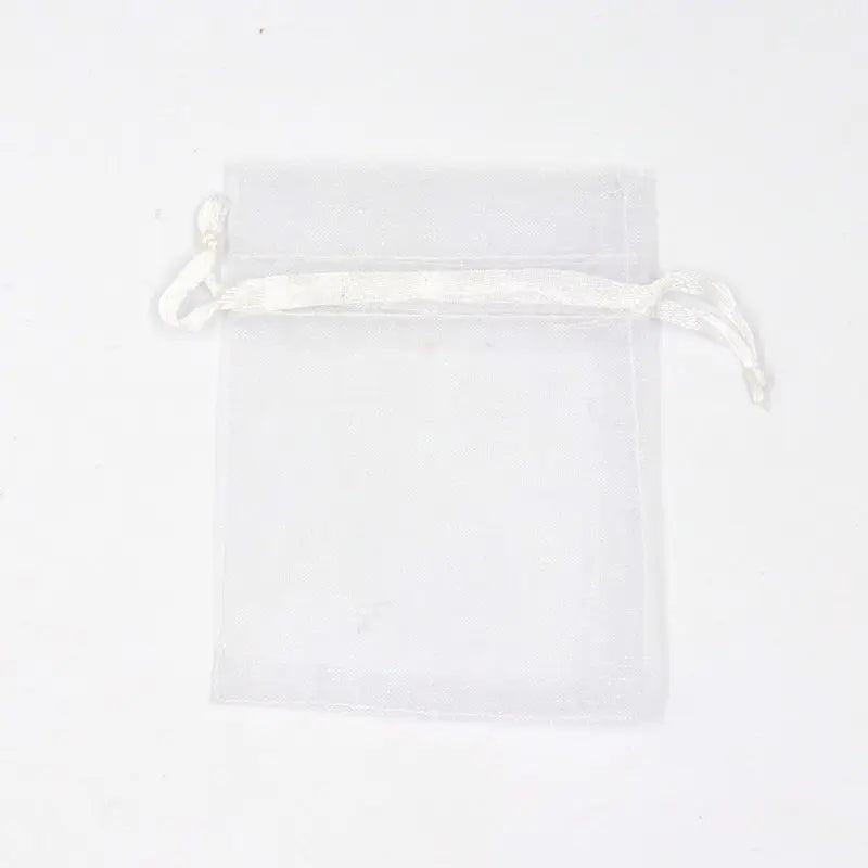 50pcs Pink Transparent Organza Bag Jewelry Wedding Party Beads