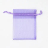 50pcs Pink Transparent Organza Bag Jewelry Wedding Party Beads