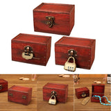 Wood Jewelry Box Organizer Case, Necklace Trinket Box