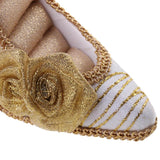 Fabric High Heel Shoe Ring Holder Jewelry Display Stand