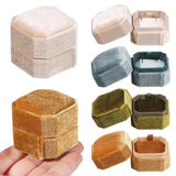 Velvet Jewelry Box Pendant Box with Detachable Lid