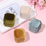 Velvet Jewelry Box Pendant Box with Detachable Lid