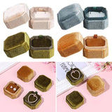 Velvet Jewelry Box Pendant Box with Detachable Lid