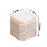 Velvet Jewelry Box Pendant Box with Detachable Lid