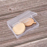 5pcs Square Plastic Jewelry Storage Box Transparent Display Tool Case
