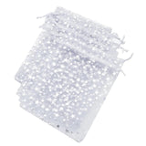 50pcs Organza Bags Star Wedding Strap Drawstring Candy Pouches Jewelry Packaging