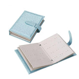 Leather Earrings Storage Book Customization