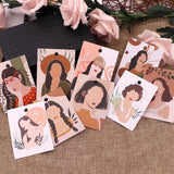 20pcs Colorful Paper Earring Necklace Display Cards 6x8CM