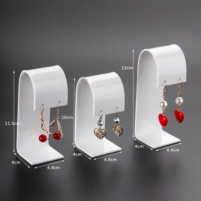 Acrylic Earring Display Organizer Jewelry Case Earring Hook Holder