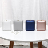 Rose Gold/Navy Blue/Green Pu Crown Buckle Pendant Necklace Jewelry Box