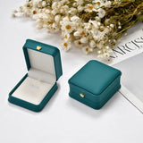 Rose Gold/Navy Blue/Green Pu Crown Buckle Pendant Necklace Jewelry Box