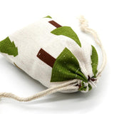 10pcs Cotton Drawstring Gift Bags 9x12 8x10cm Linen Jewelry Packaging Charms Bag