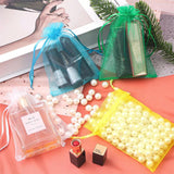 50pcs/lot Organza Bag Drawstring Jewelry Packaging Wedding Pouches