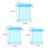 50pcs/lot Organza Bag Drawstring Jewelry Packaging Wedding Pouches