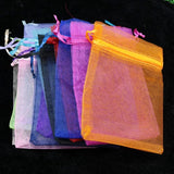 30x40cm Organza Jewelry Pouches Christmas Party Candy Bags 10pcs