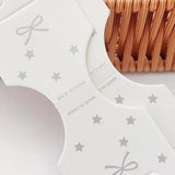 50pcs Star Bowknot Display Cards for Hair Rope Bracelet DIY Jewelry Cardboard