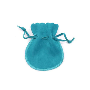 10pcs Small Round Velvet Bags 8x9.5 10x13cm Jewelry Pouches Wedding