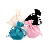 10pcs Small Round Velvet Bags 8x9.5 10x13cm Jewelry Pouches Wedding