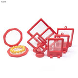PE Suspension Box Film Floating Display Case Jewelry Storage Stand 6 Colors