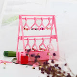 Acrylic Double-layer Earrings Holder Necklace Jewelry Show Bracket