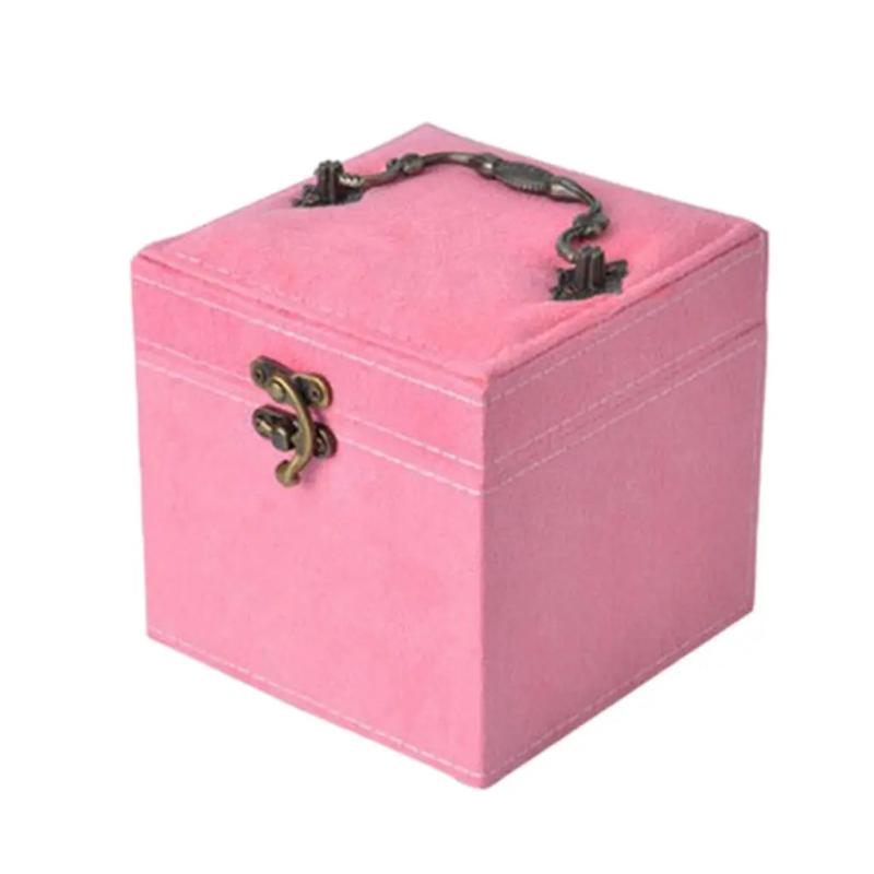 3 Layer Jewelry Box Mirrored Display Organizer Mini Chest Holder