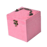 3 Layer Jewelry Box Mirrored Display Organizer Mini Chest Holder