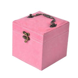 3 Layer Jewelry Box Mirrored Display Organizer Mini Chest Holder