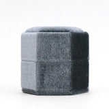 DoreenBeads Hexagon Velvet Jewelry Box