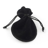 Velvet Calabash Shape Drawstring Jewelry Pouches - Multicolor